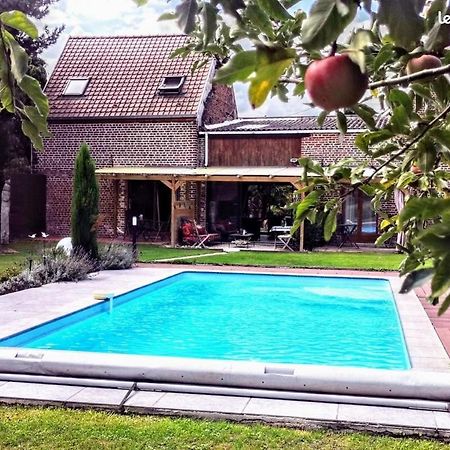 Chambres D Hotes ,Hotel ,Secret D'Une Nuit A Vicq Pres De Onnaing,Avec Piscine Luaran gambar